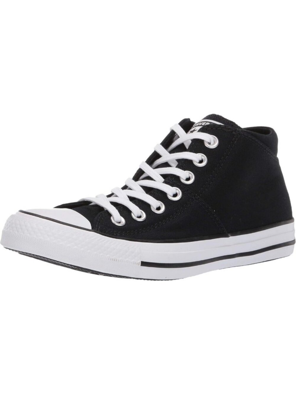 Trendy Mid Top Sneakers, Classic Canvas Style, Comfortable Casual Footwear